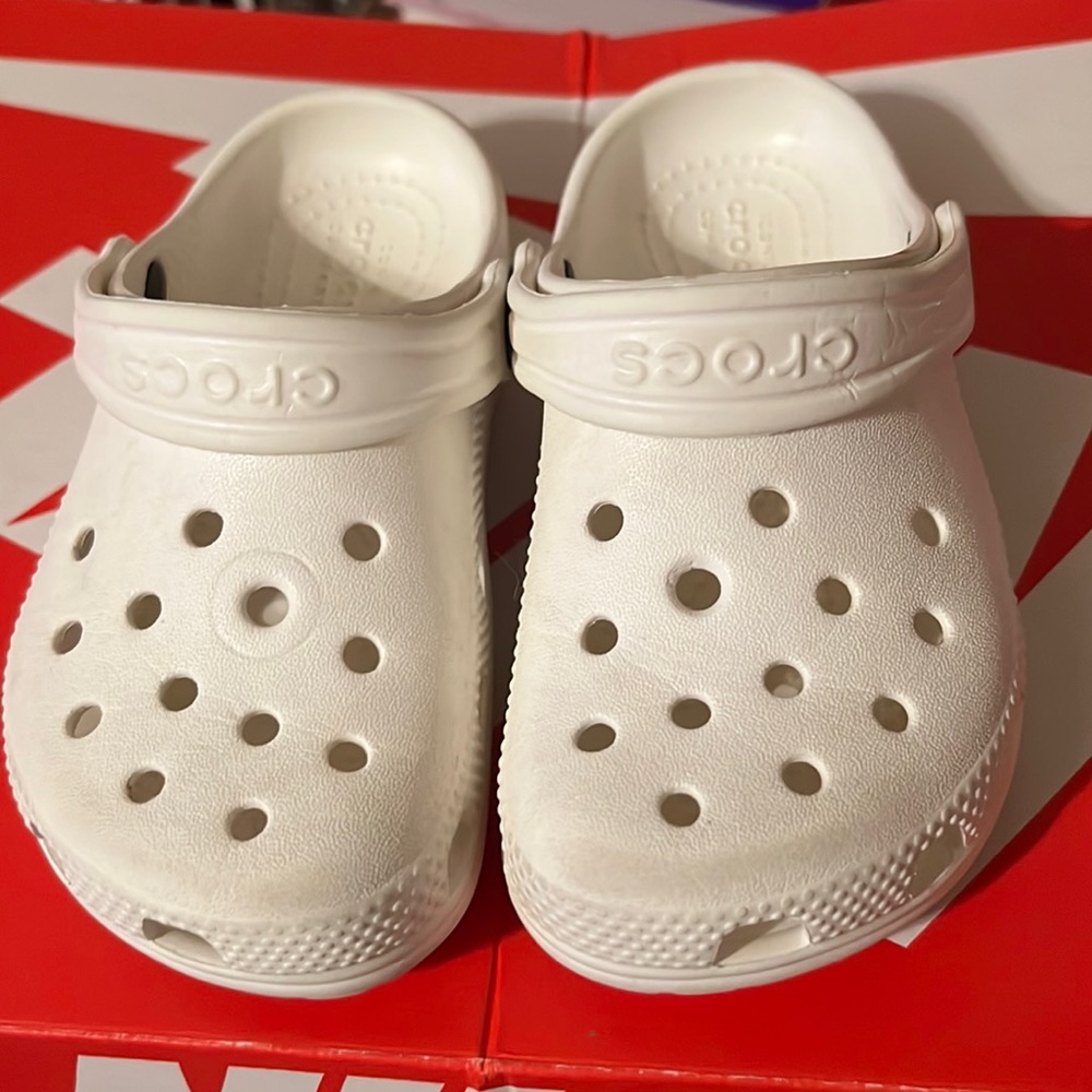 Toddler All white Crocs